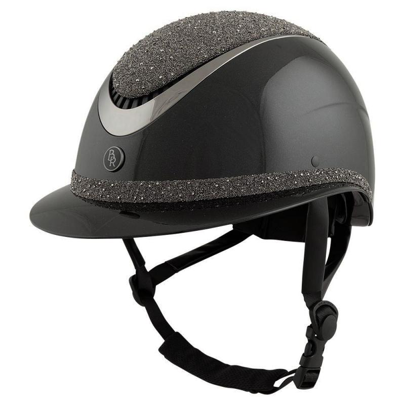 NAVY Theta Dazzling Ridehjelm med Glittertop - Tilbud!