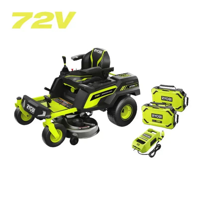 Ryobi 72V Zero Turn Plæneklipper - Effektiv Græsslåning