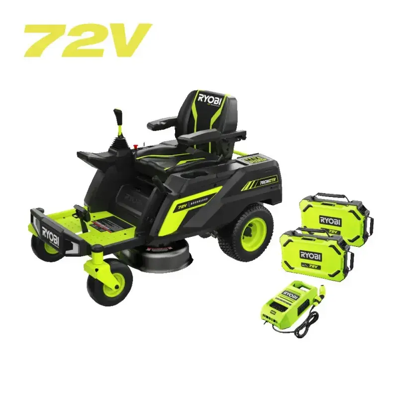 Ryobi 72V Zero Turn Ride-on Græsslåmaskine - Tilbud!