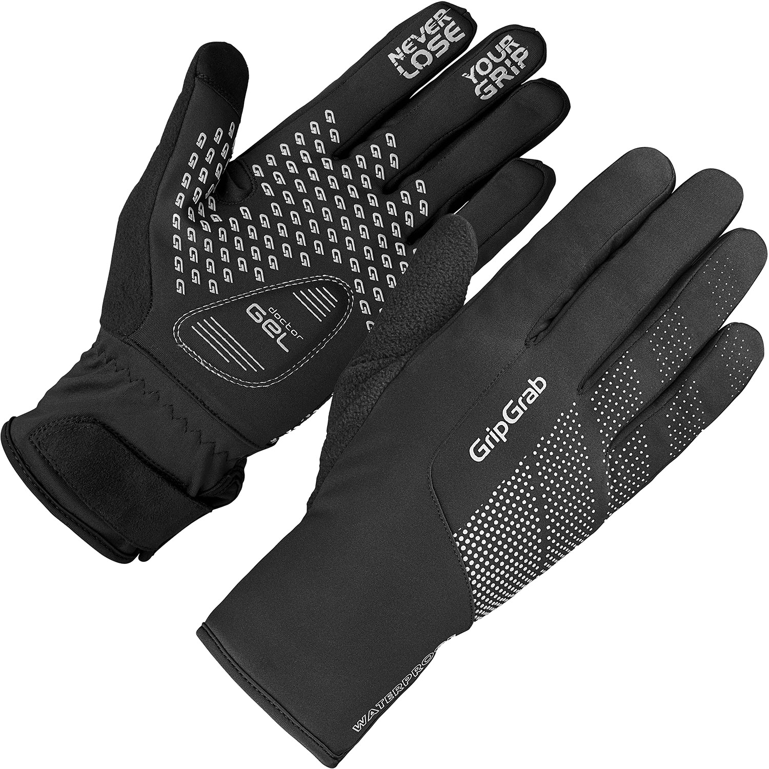 Sort Gripgrab Ride Vandtæt Vinterhandske - Gripgrab Horseriding  - 5708486003564