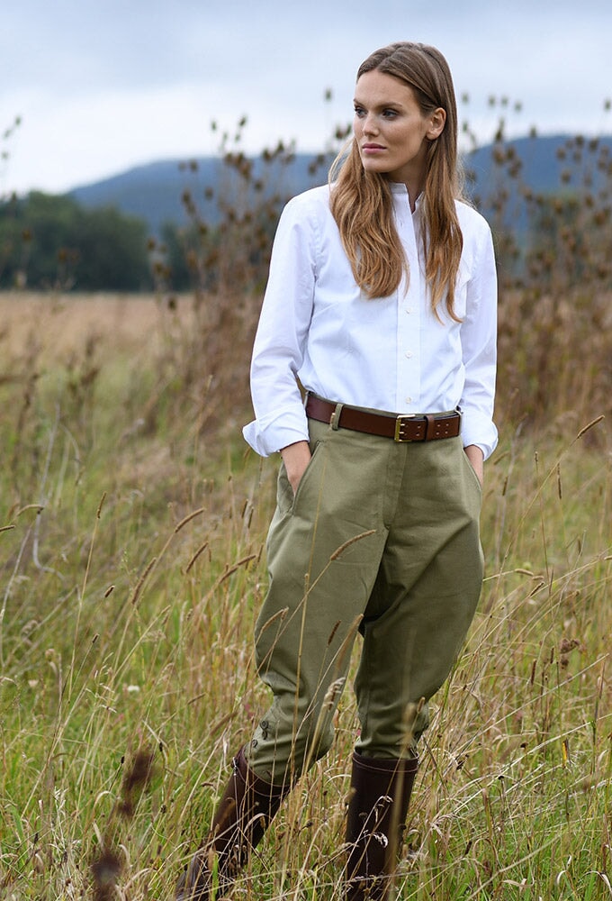 Franken & Cie Safari Ridebukser Twill Dame - Horseriding
