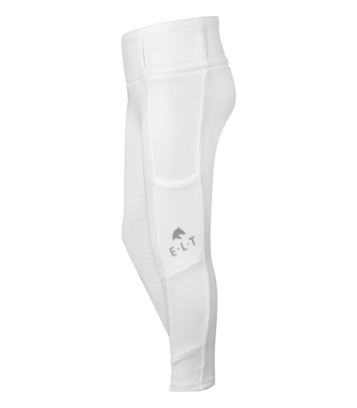 Hvid Elt Ridetights Ella Junior 128 134 - Horseriding
