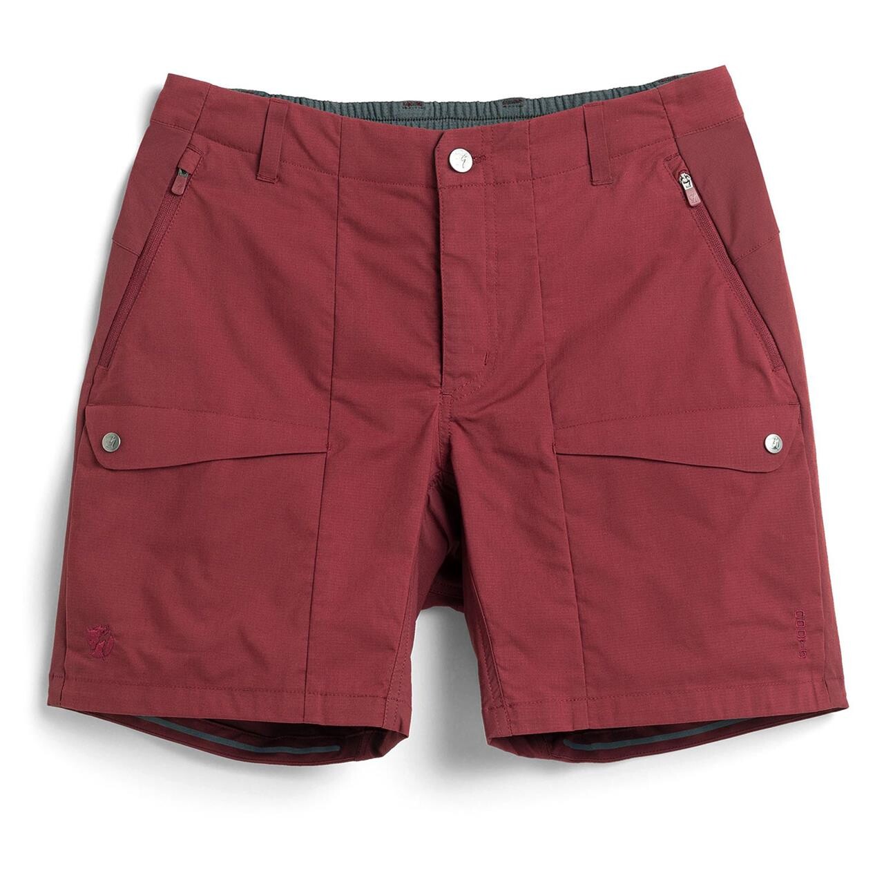 Rød (BORDEAUX R Fjallraven Womens Rideramp Hybrid Shorts Rød Bordeaux Red 347 - Fjällräven Horseriding  - 7323450782573