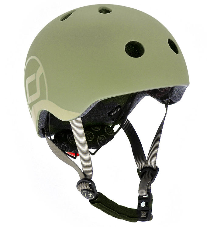 Grøn Scoot And Ride Cykelhjelm Olive - Scoot And Ride Horseriding  - 9120133000089