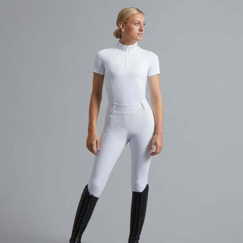 Hvid Premier Equine Electra Stævne Ridetights - Premier Equine Horseriding  - 4062W