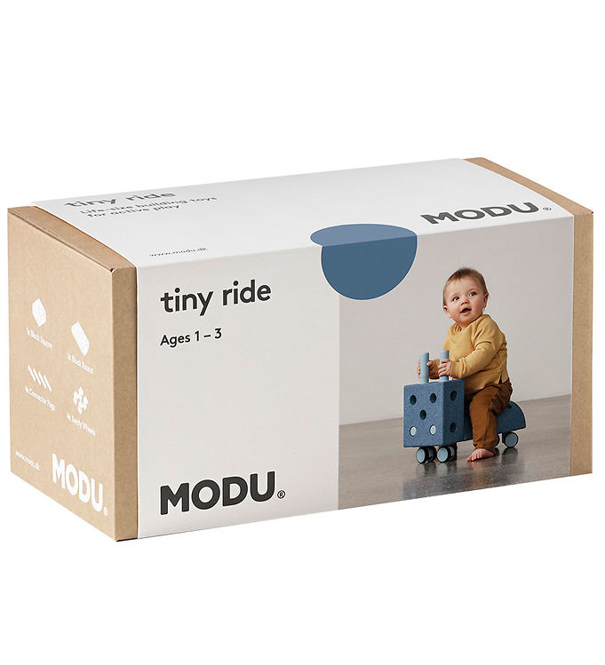 Blå Modu Gåvogn Tiny Ride Dele 40x20x36 Deep Blue Sky - Modu Horseriding  - 5714649121020