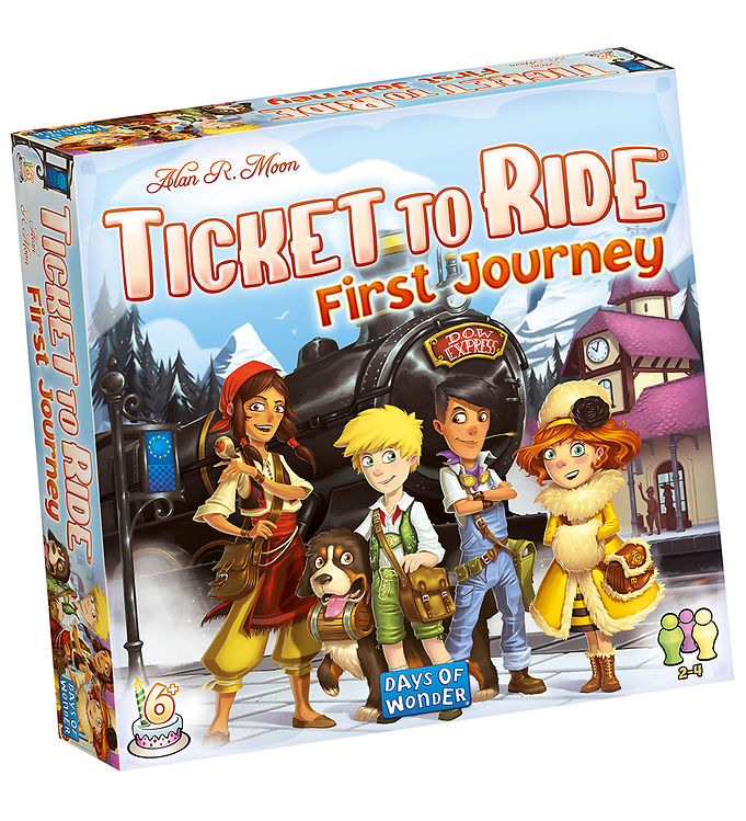 Ticket Ride Brætspil First Journey Nordic - Ticket To Ride Horseriding  - 824968209271