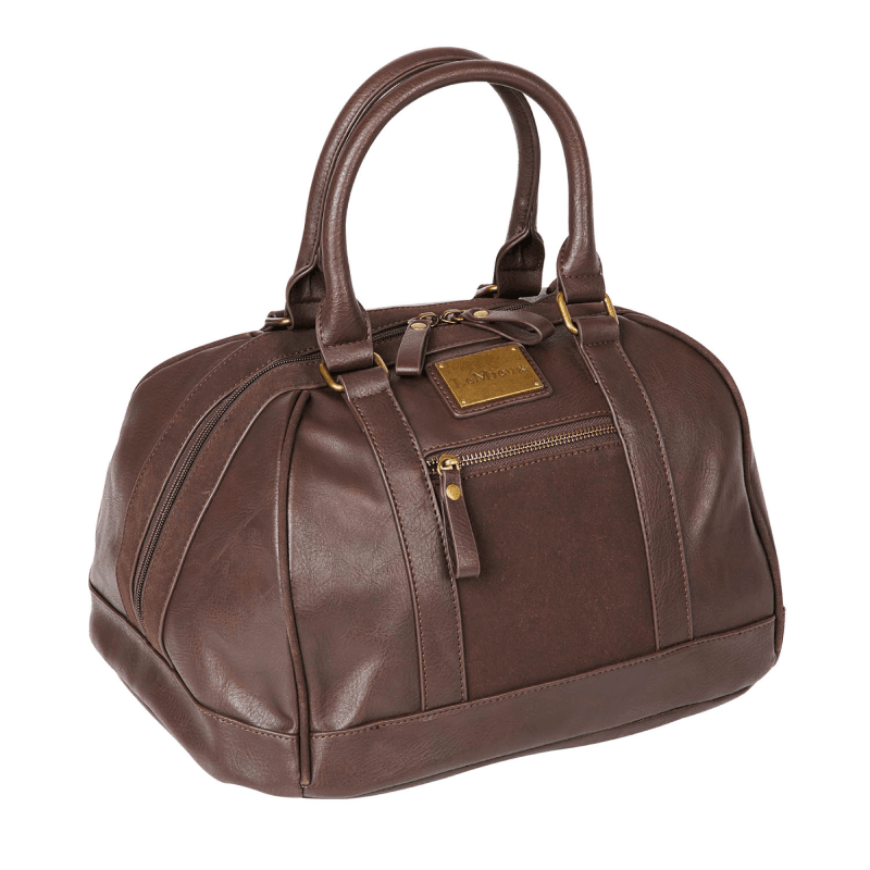Lemieux Hjelmtaske Læder Brun - Lemieux Horseriding  - 5056252357381