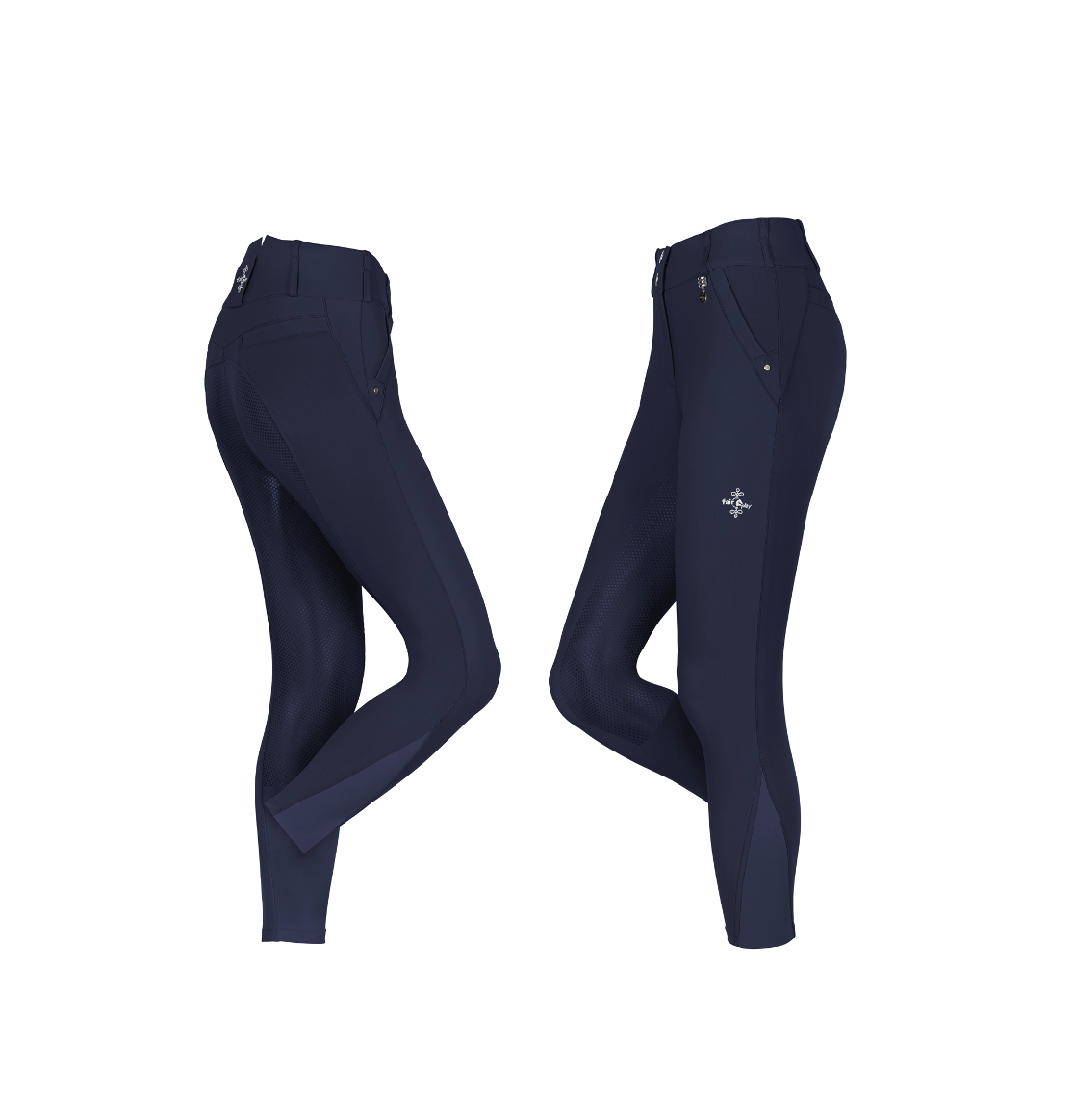 Fairplay Jasmine Ridebukser Navy Str - Horseriding  - 5903631019937