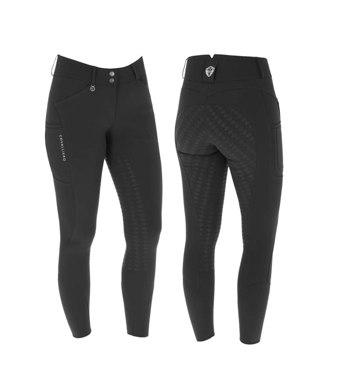 DARK NAVY Covalliero Premium Ridebukser Str - Horseriding  - 4018653316559