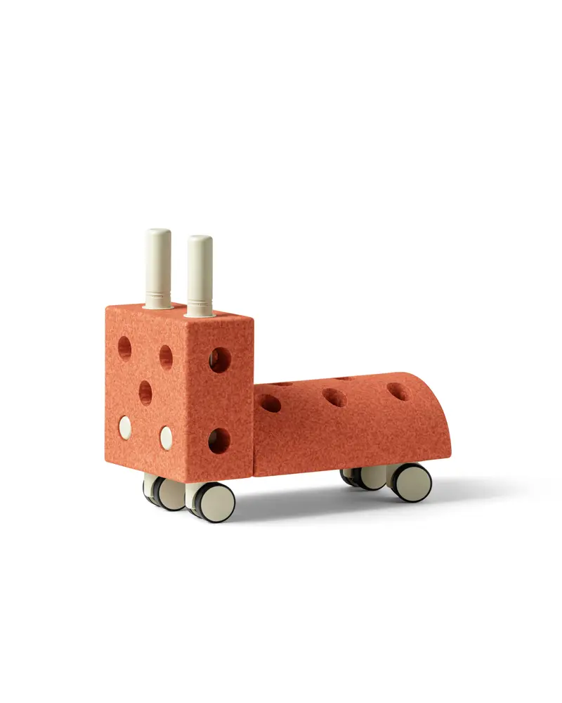 Grøn Tiny Ride Burnt Orange Dusty Green - Modu Horseriding  - 5714649121037