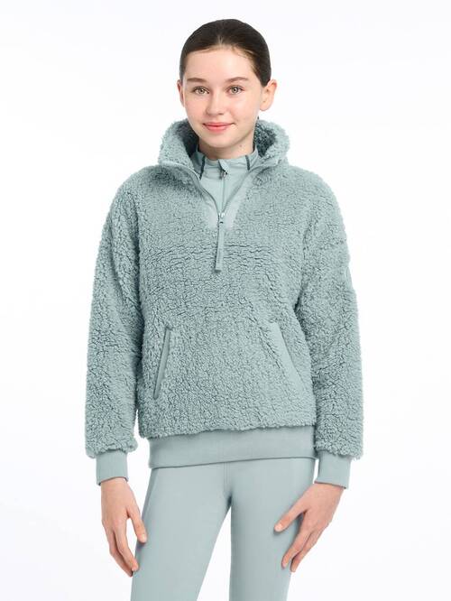 Lemieux Young Rider Tia Teddy Fleece Glacier - Lemieux Horseriding