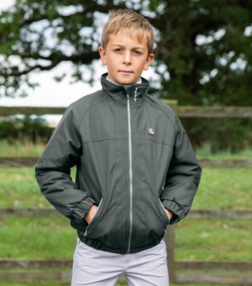Grøn Premier Equine Junior Pro Rider Ridejakke Til Børn Mørk - Premier Equine Horseriding  - 0732068279660