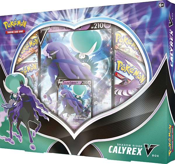 Pokemon Box: Shadow Rider Calyrex Boosters Promo & Oversize - !pokemon Horseriding  - 0820650809002