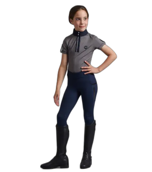 Premier Equine Concerto Ridetights Til Piger Orkney Navy - Premier Equine Horseriding