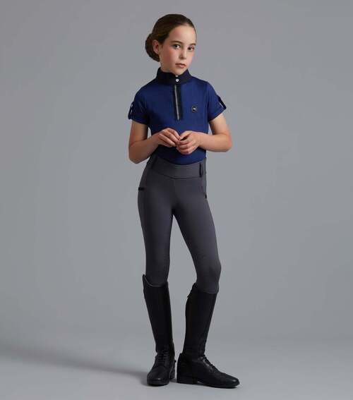 Premier Equine Concerto Ridetights Til Piger Dove Stone Grey - Premier Equine Horseriding