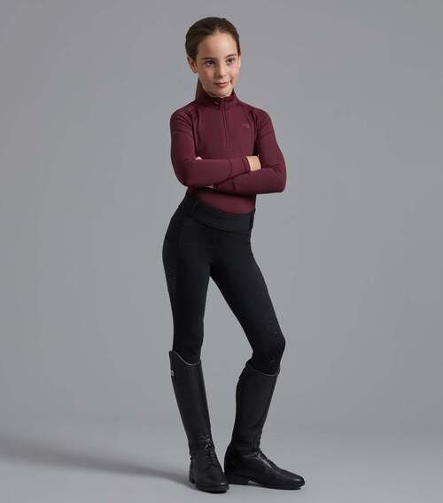 Sort Premier Equine Concerto Ridetights Til Piger Jet Black - Premier Equine Horseriding