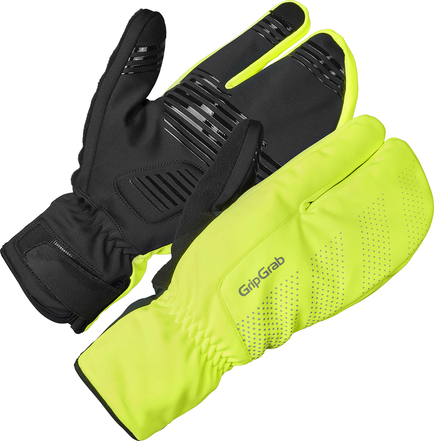 Gripgrab Ride Vindtætte Lobster Vinterhandsker Vis - Gripgrab Horseriding  - 5708486019138