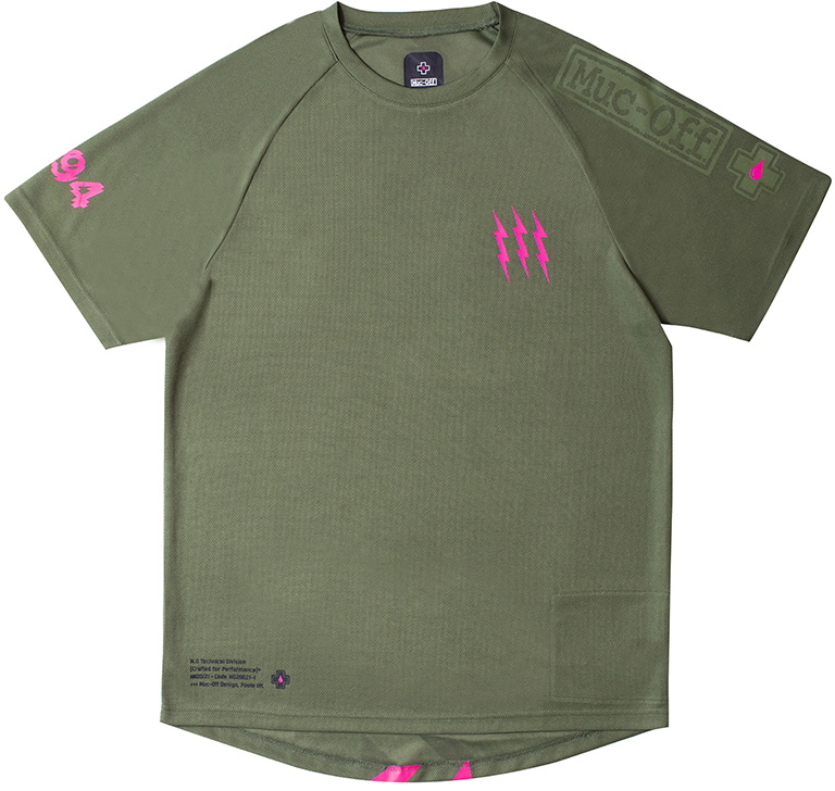 Grøn Muc Off Riders Jersey Short Sleeve - Muc-off Horseriding  - 5037835208856