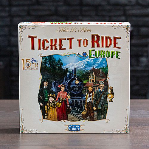 Ticket Ride Dansk Grundspil Europe: 15th Anniversary Edition Skandinavisk Version - Horseriding  - 0824968209332