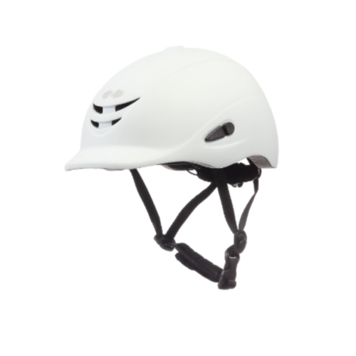 Hvid Oscar Børne Ridehjelm - Zilco Horseriding  - 9329319076379