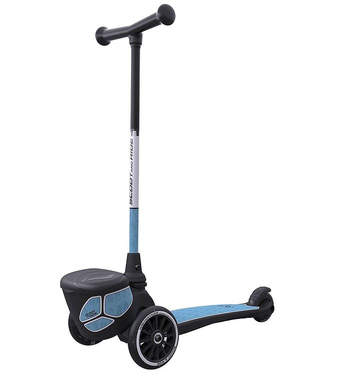 Blå/Sort Scoot And Ride Highway Kick Reflective Steel - Scoot And Ride Horseriding  - 4897033965279