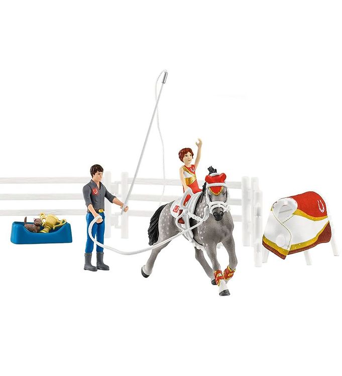 Multifarvet Schleich Horse Club Mias Voltigere Ridesæt 42443 - Schleich Horseriding  - 4059433574011