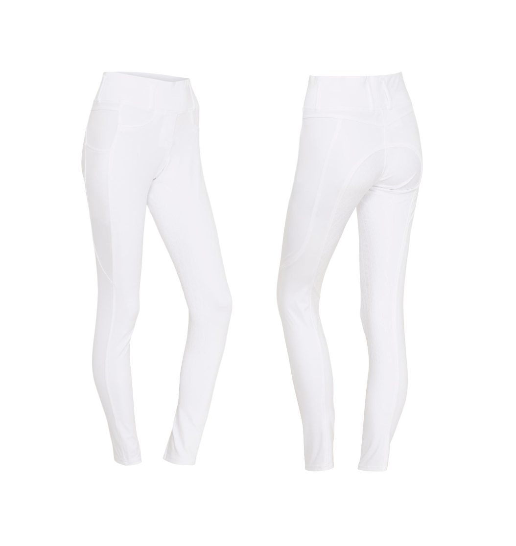 Hvid Equipage Kalea Tights Str - Horseriding  - 5701883412106