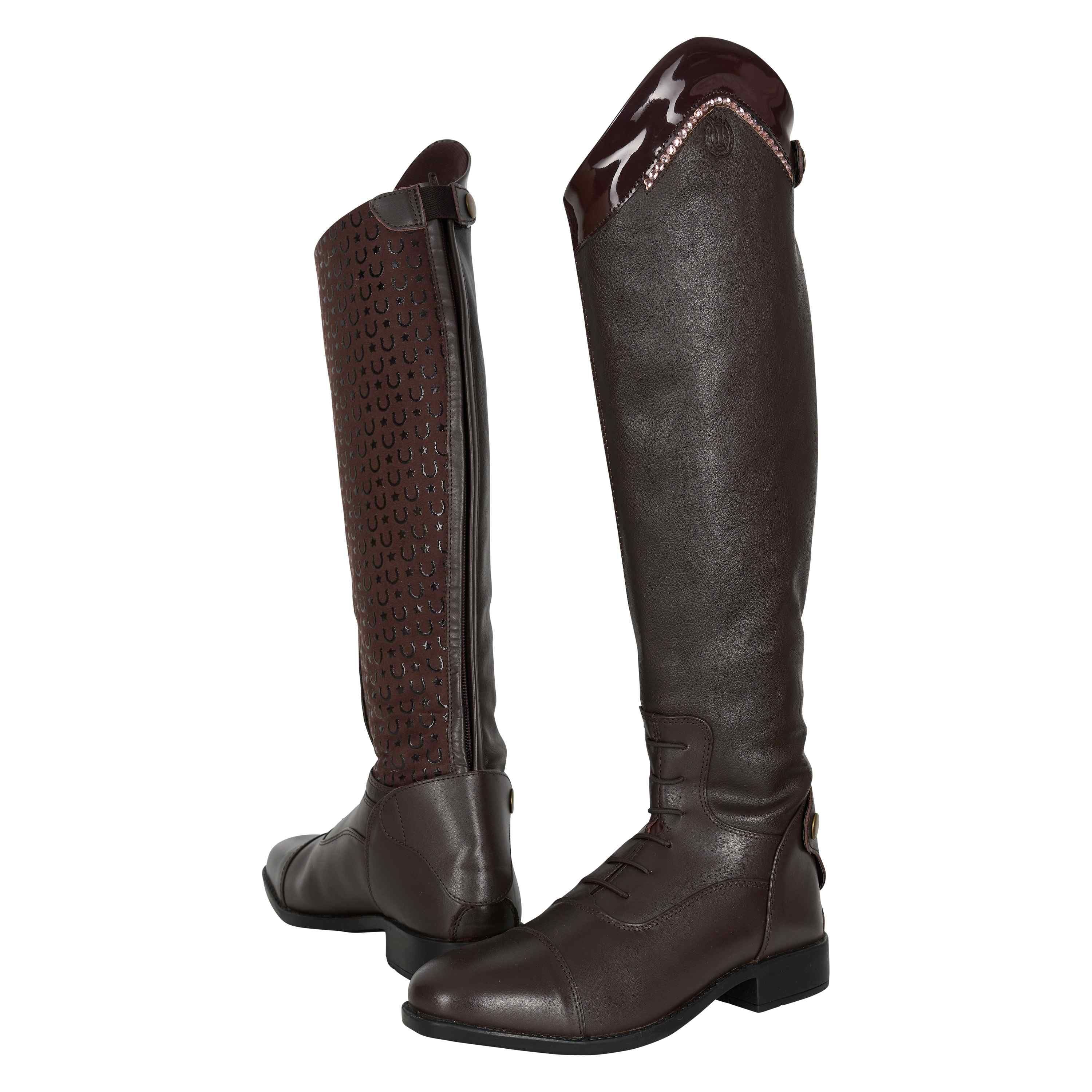 Brown Imperial Riding Junior Ridestøvle Walker Glam - Imperial Riding Horseriding  - 8714184887969