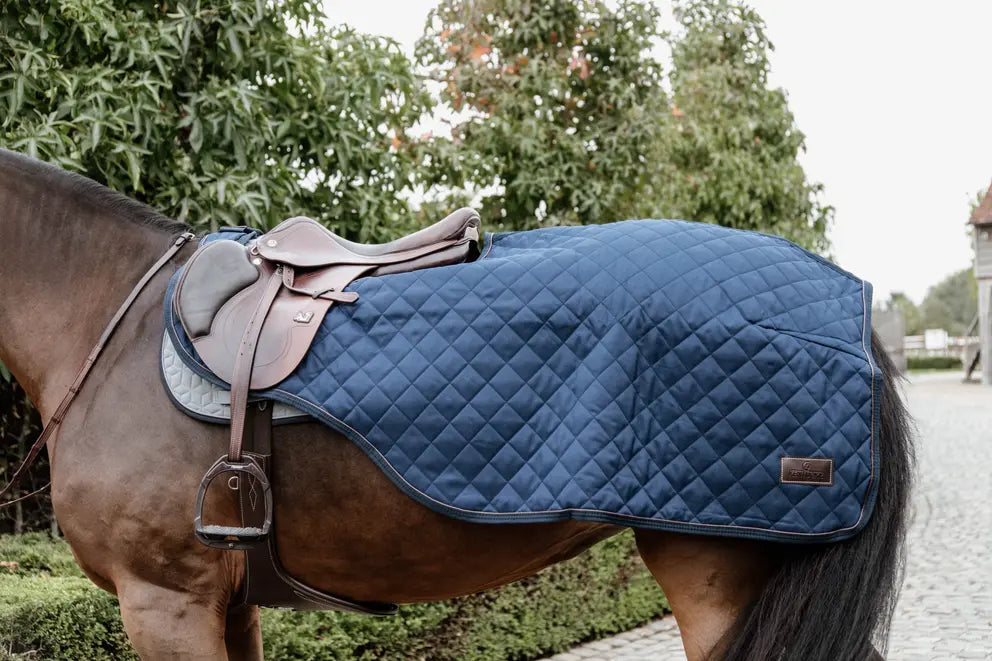 Navy Kentucky Ride Dækken 160 Gram - Kentucky Horseriding  - 5425030835197