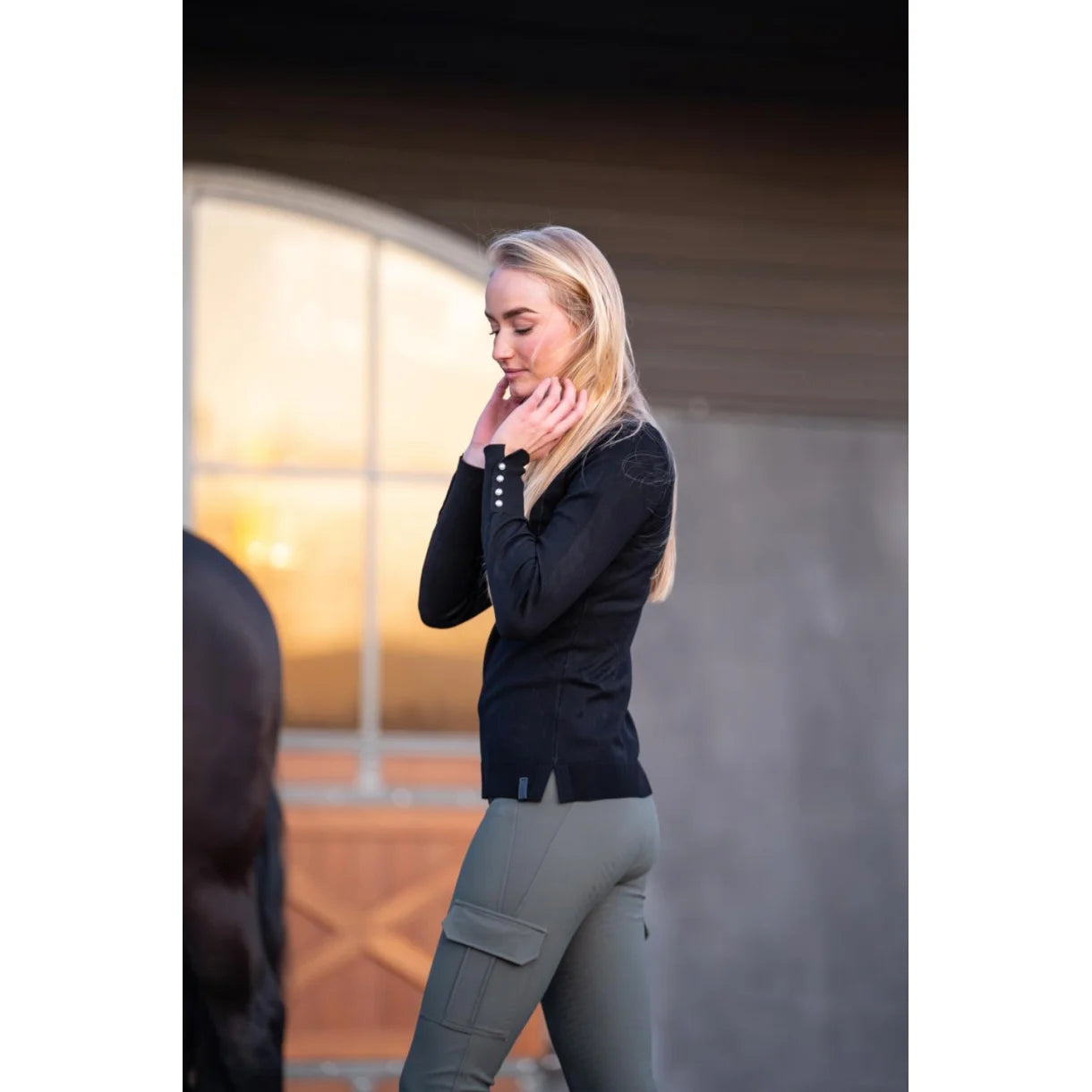 Catago Ride Tights Cargo Dame Forest - Catago Horseriding  - 5701883469377