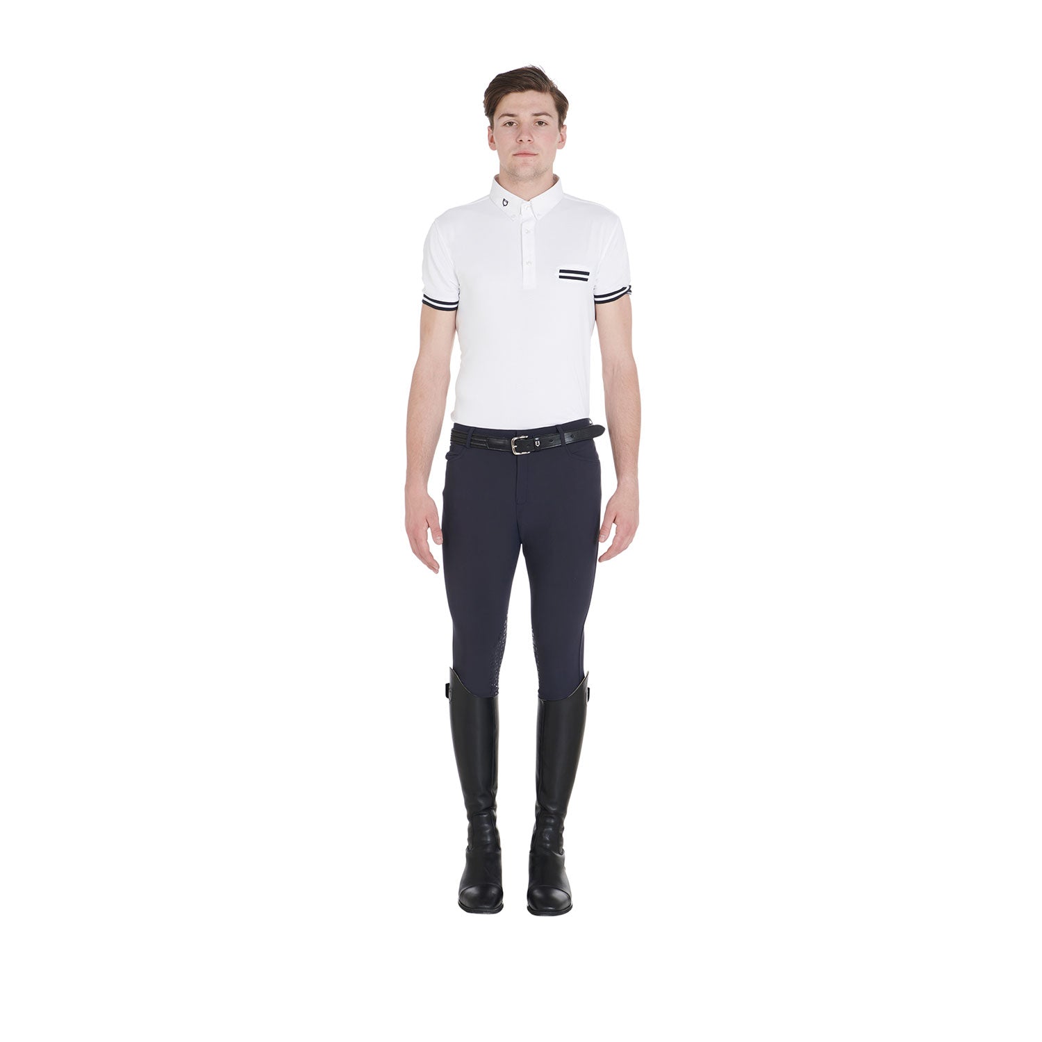 NAVY Equestro Herre Ridebukser Caspar - Equestro Horseriding  - 8051360237126