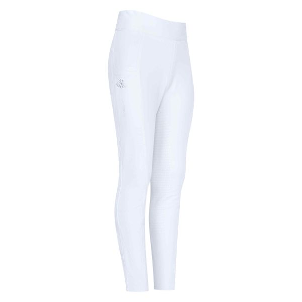 Hvid Polo Børn Ridebukser Lotte White 140 White - Hv-polo Horseriding  - 8720063537191