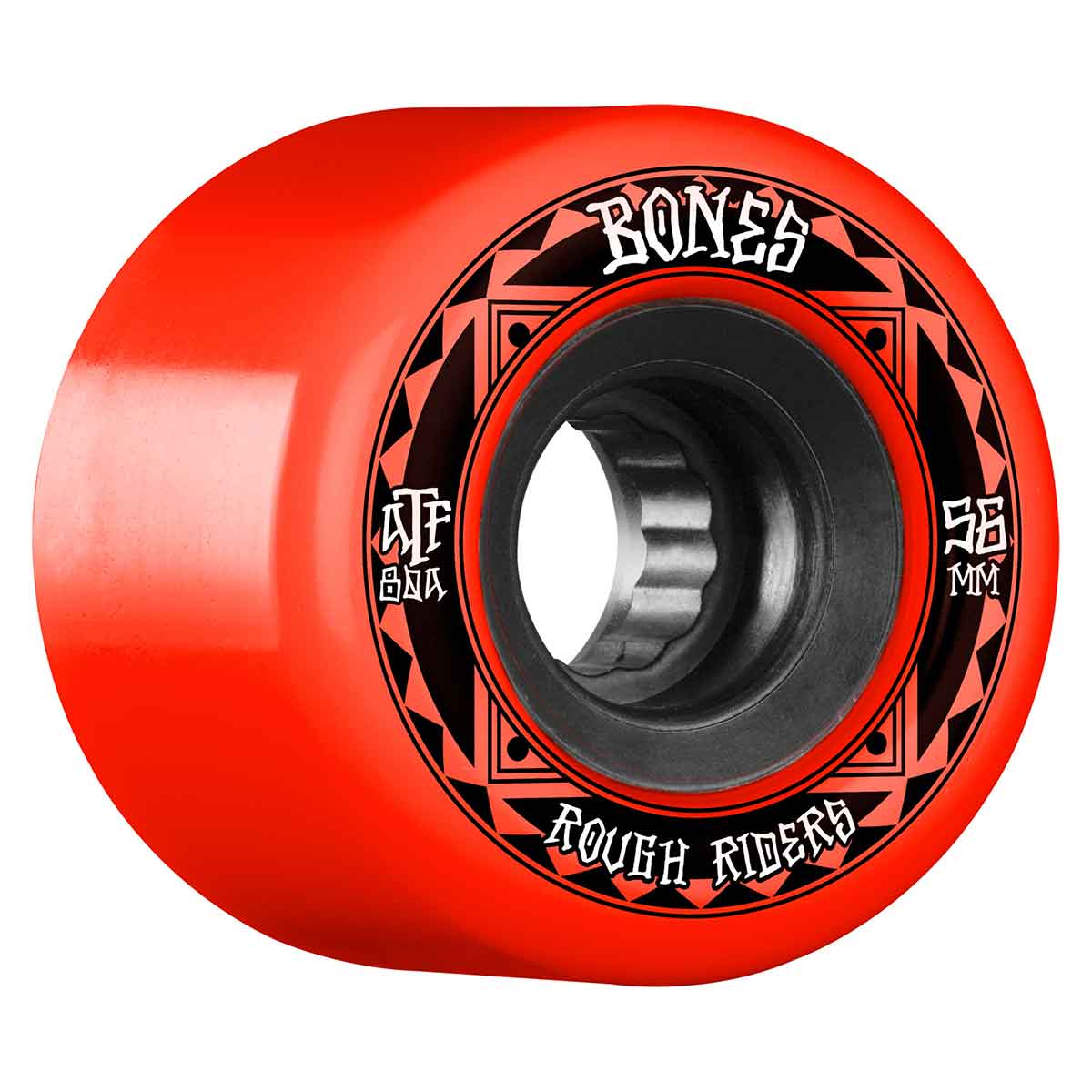 Rød Powell Peralta Atf Rough Rider Skateboard Wheels Runners 56mm 40mm 80a 4pk Red - Powell Peralta Horseriding  - 842357160231