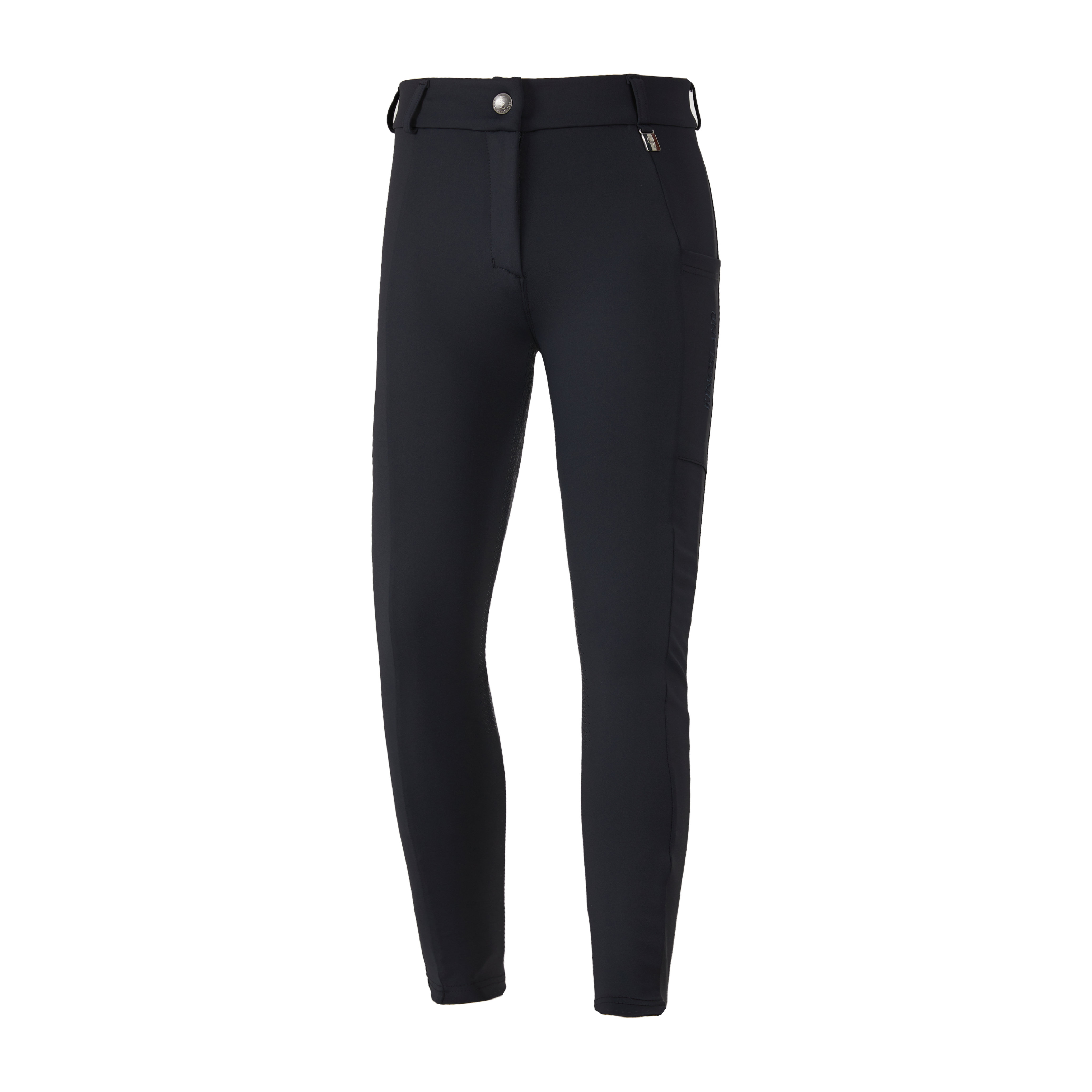 Navy Kingsland Børn Ridebukser Fullgrip Kaysa 122 - Kingsland Horseriding  - 7037430024873
