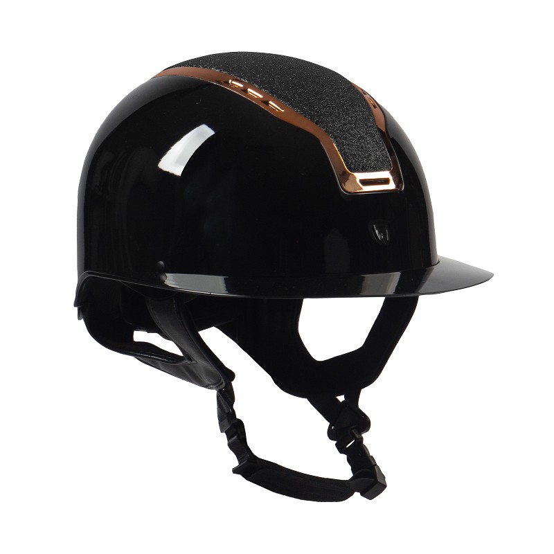 Horka Gaudi Glossy Rosegold Ridehjelm Str - Horseriding  - 8718675681913
