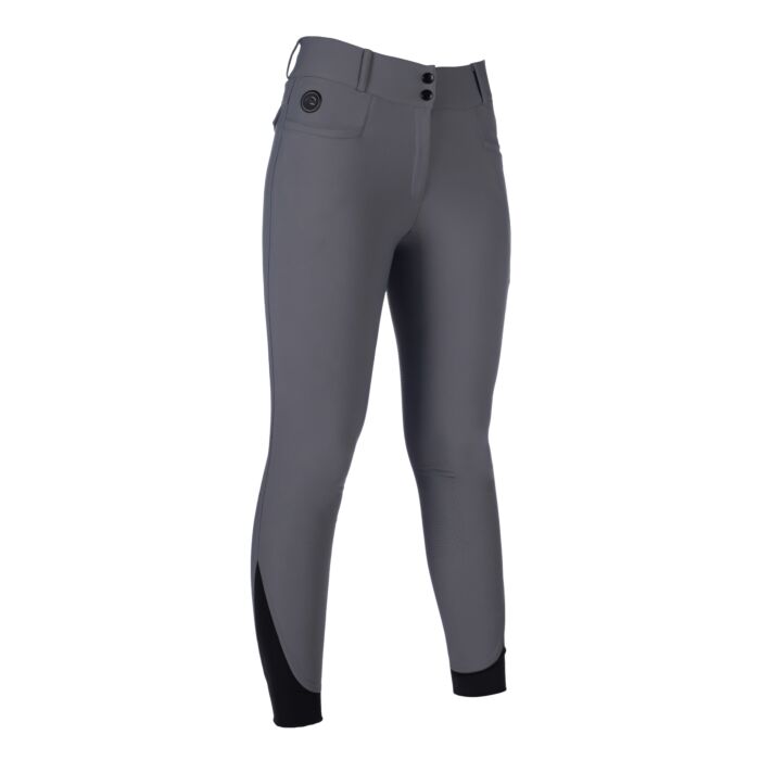 Hkm Keep Warm Ridebukser Med Varme Grå Str - Horseriding  - 4057052819032