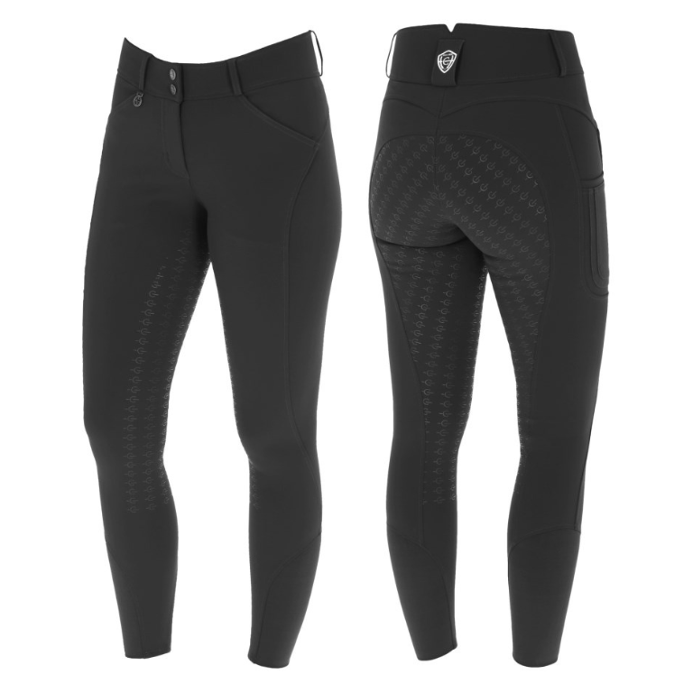 Sort Covalliero Premium Ridebukser - Horseriding