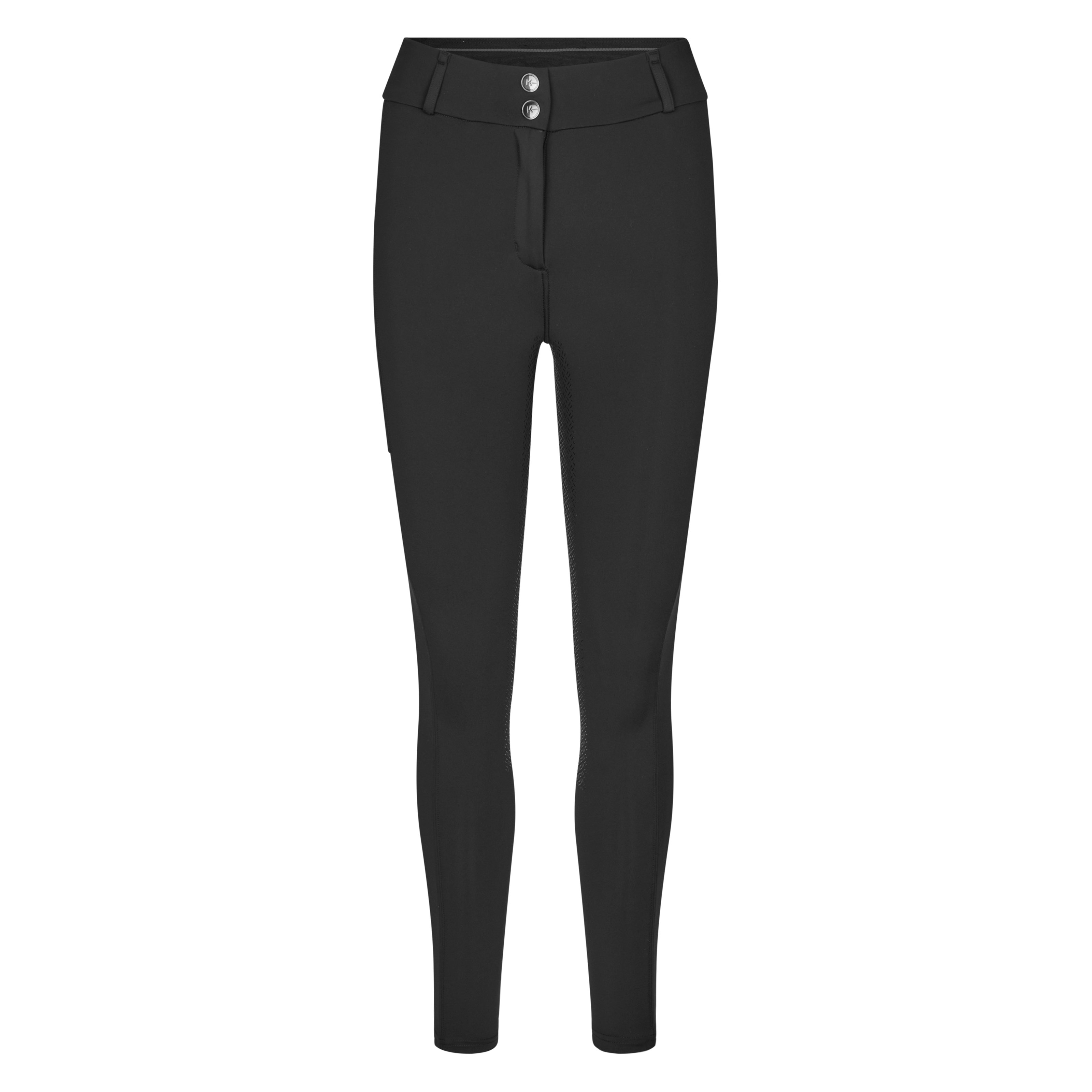 Sort Kingsland Ridebukser Dame Kaya Black Black - Kingsland Horseriding  - 7037430100034