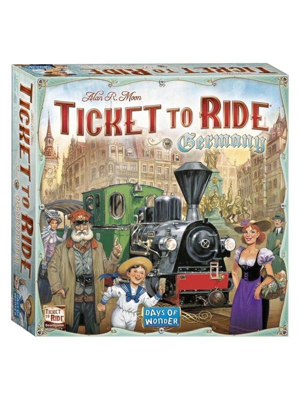 Asmodee Ticket Ride Germany English - Asmodee Horseriding  - 0824968200155