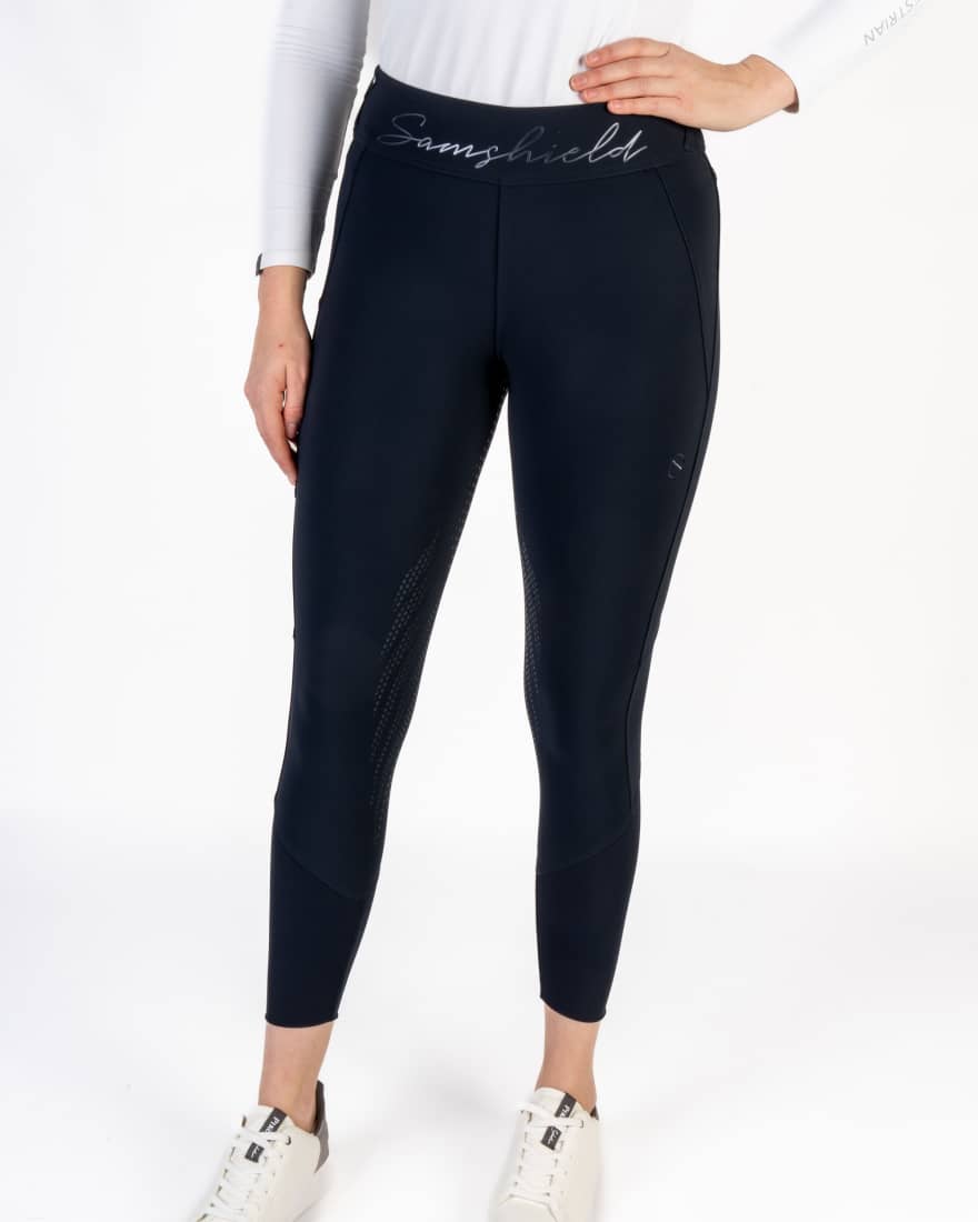 NAVY Samshield Ride Leggins Full Grip Tessa Sport - Samshield Horseriding  - 3666534271322