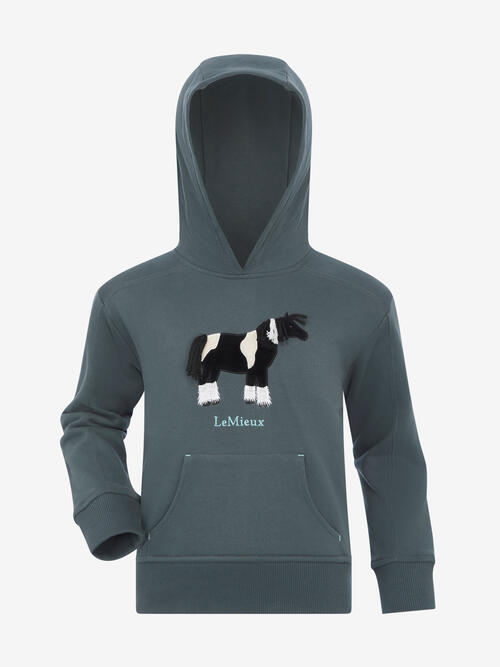 Lemieux Aw24 Mini Romi Hoodie Petrol - Lemieux Horseriding