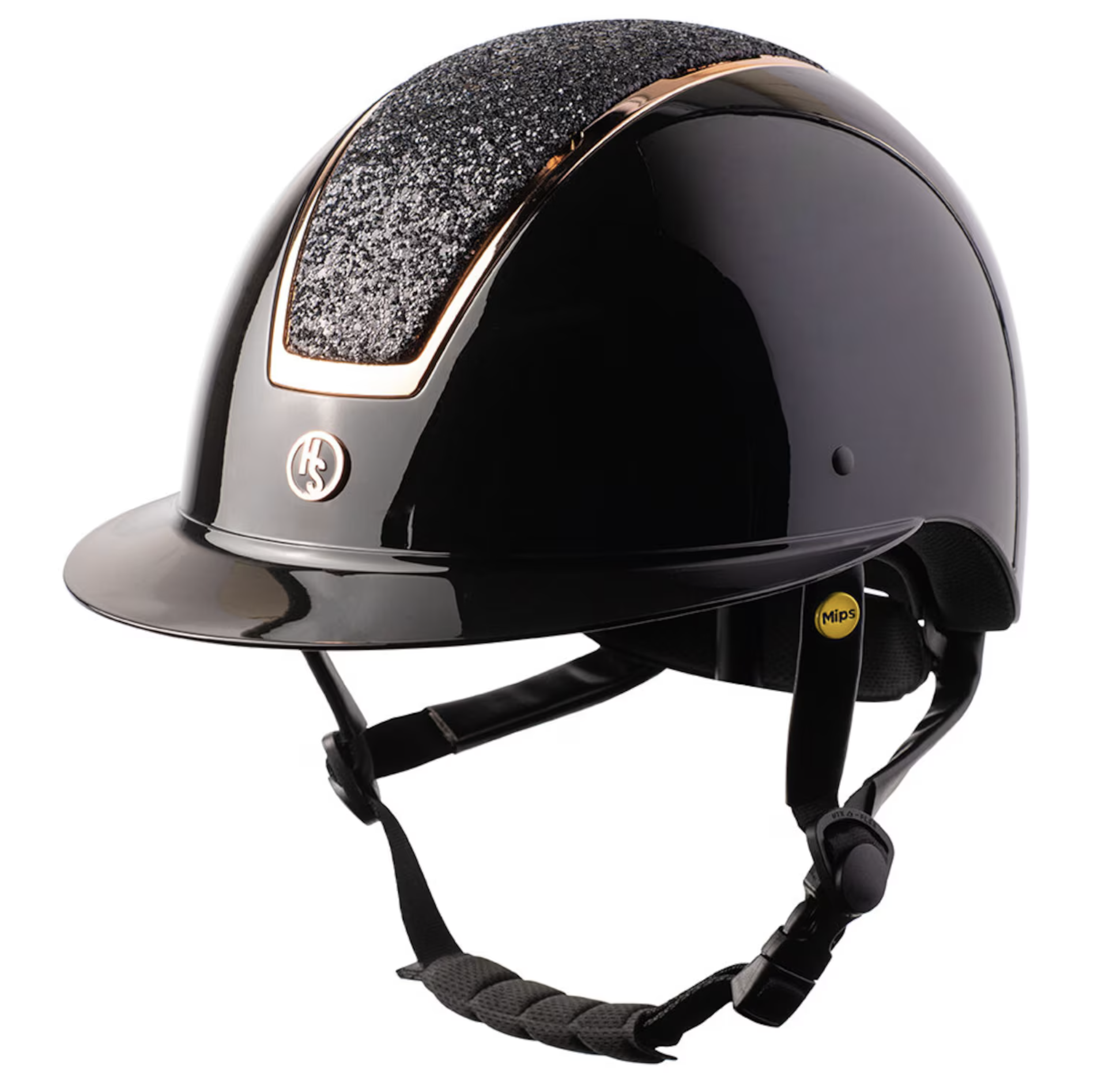Hansbo Vision Golden Chrome Mips Ridehjelm Str - Horseriding  - 7320276028045