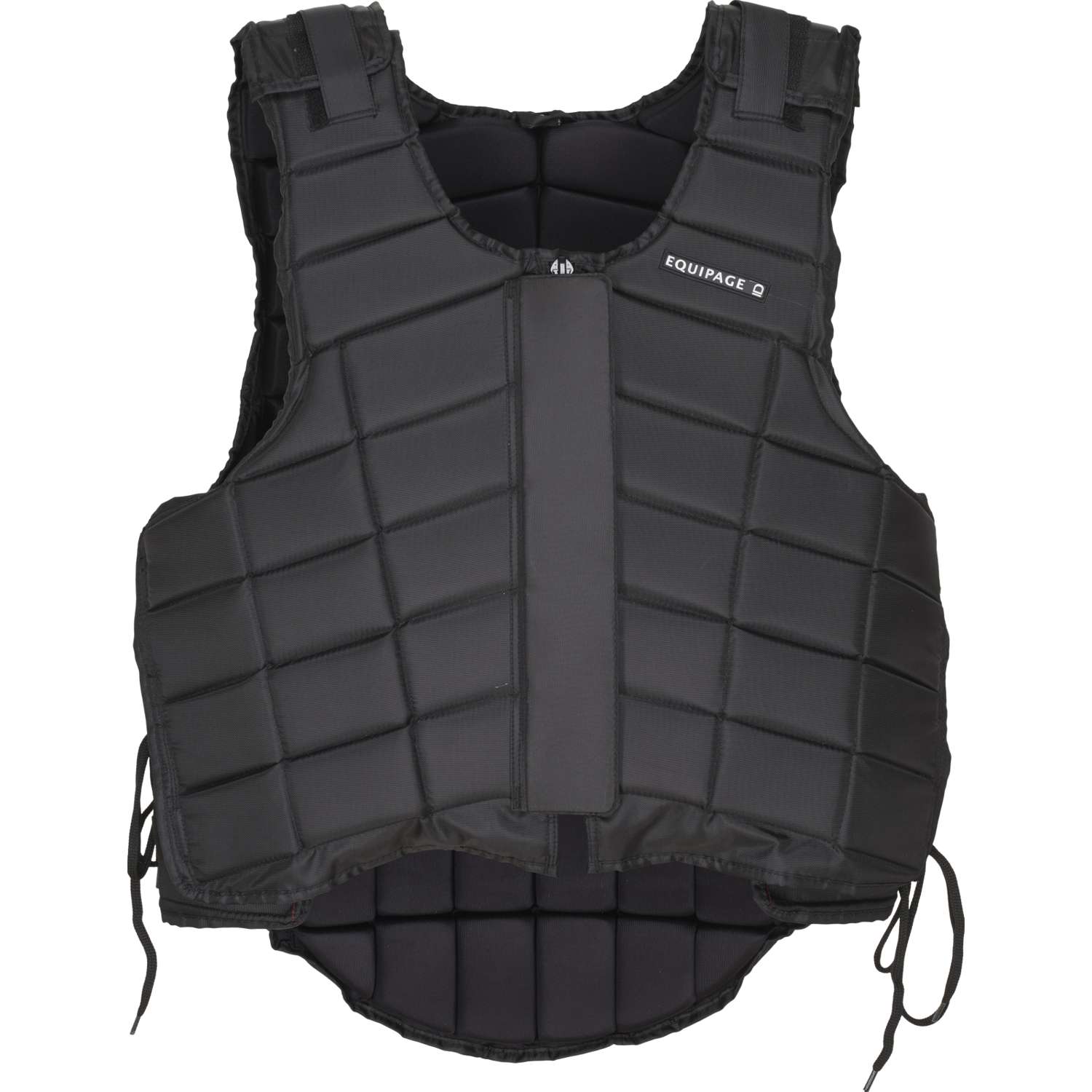 Sort Rider Sikkerhedsvest Black - Equipage Horseriding  - 5701883341604