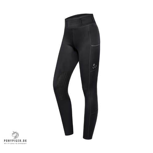 Sort Elt Ella Ridetights Til Børn - Waldhausen Horseriding