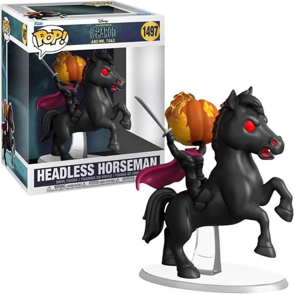 Funko Pop: Disney Sleepy Hollow Headless Horseman 1497 Rides Deluxe Vinyl Figure 9cm - !andet Horseriding  - 0889698809948