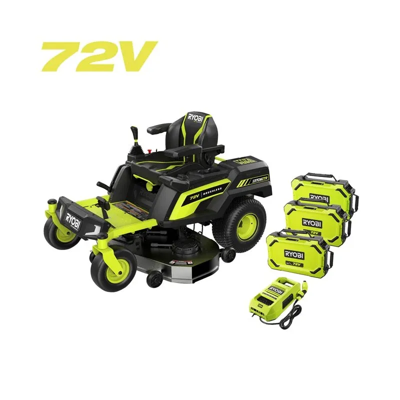 Ryobi 72v Zero Turn Ride Ry72ztrx137 310 - Ryobi Horseriding  - 4892210216465