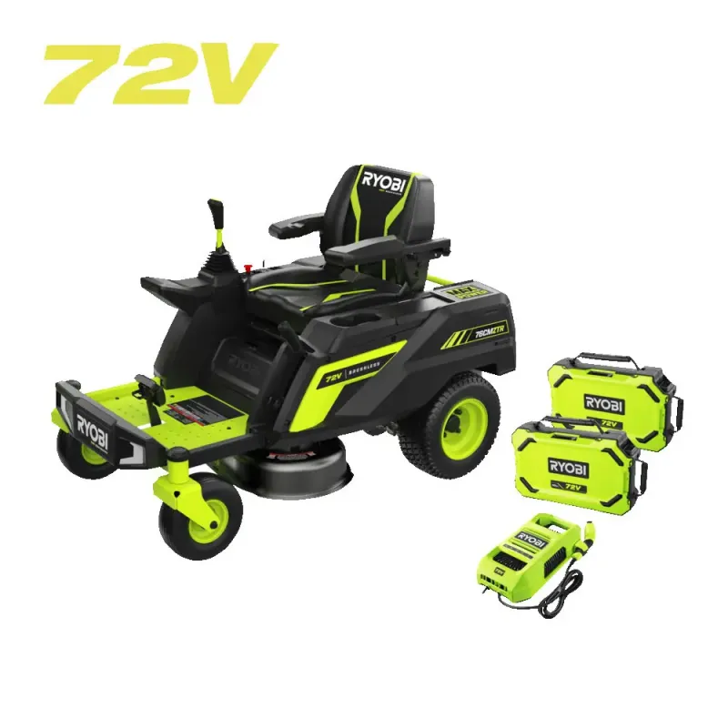 Ryobi 72v Zero Turn Ride Ry72ztrx76 210 - Ryobi Horseriding  - 4892210216441
