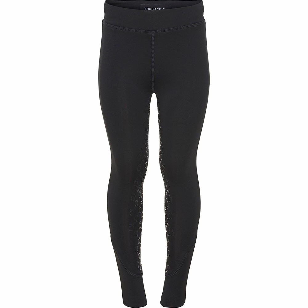 Sort Ridetights Dai Junior 116 - Horseriding